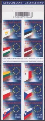 Carnet de 2005 drapeaux europeen 