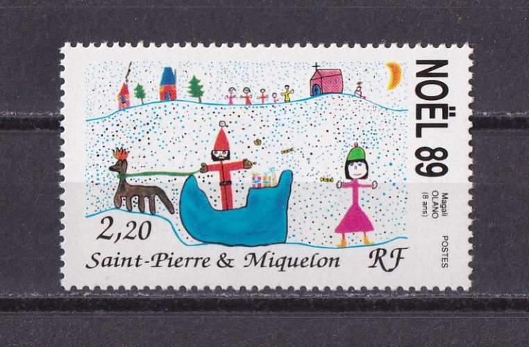 SAINT PIERRE ET MIQUELON   YT   n° 512     neuf **    1989