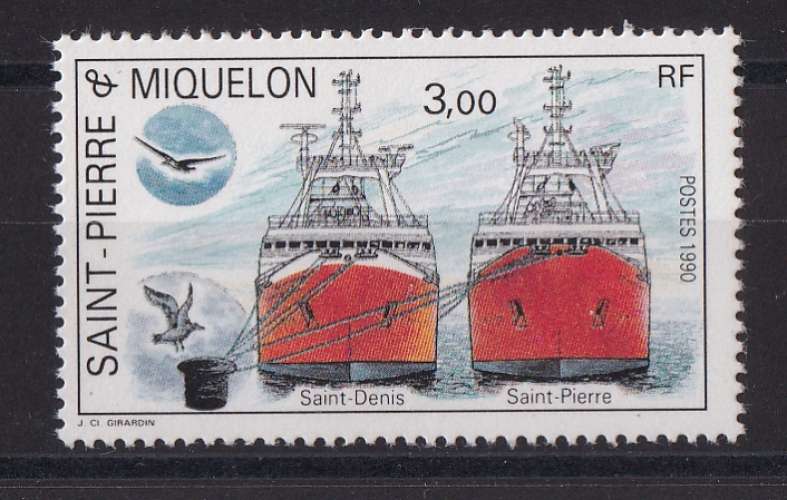 SAINT PIERRE ET MIQUELON   YT   n° 528    neuf **    1990