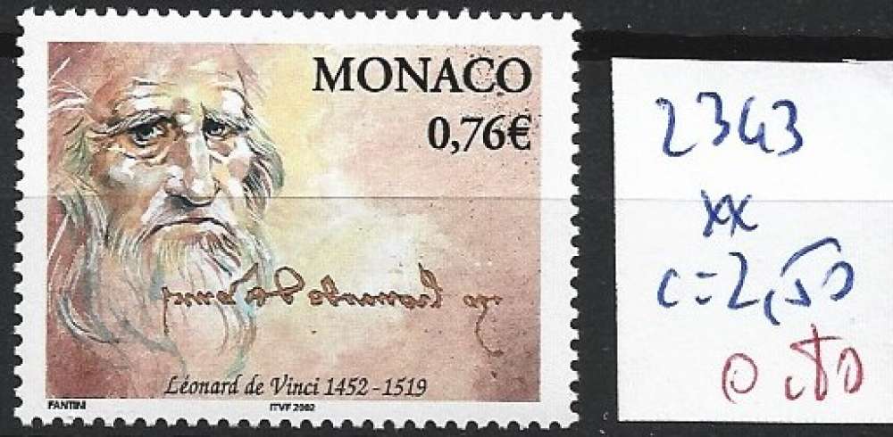 MONACO 2343 ** côte 2.50 €