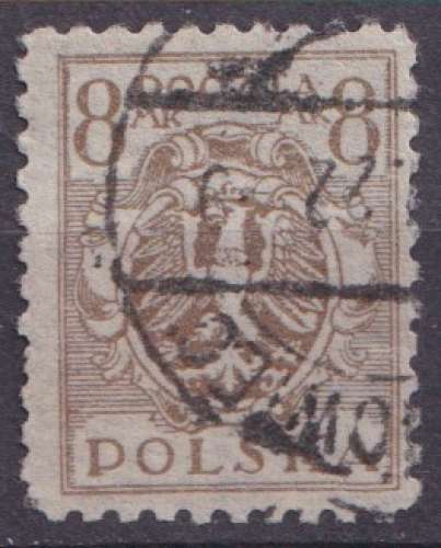 Pologne 1921-22 Y&T 223 oblitéré - Aigle national 