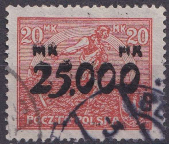 Pologne 1923-24 Y&T 272 oblitéré 