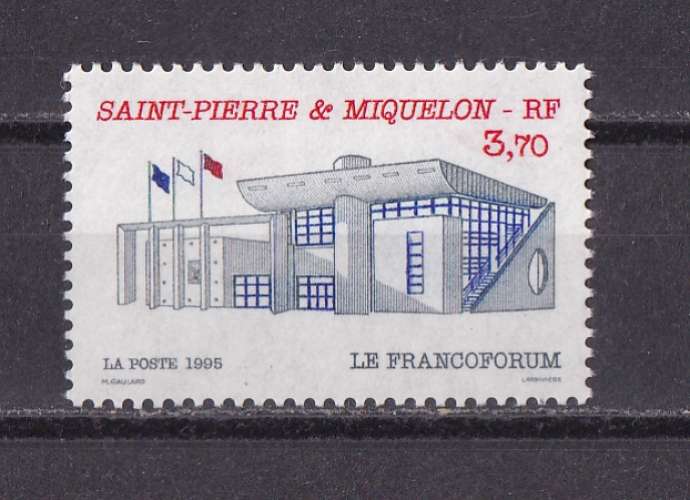 SAINT PIERRE ET MIQUELON   YT   n° 621    neuf **    1995