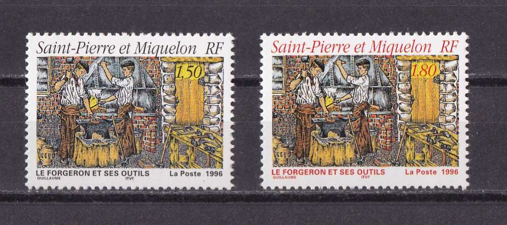 SAINT PIERRE ET MIQUELON   YT   n° 628/629     neuf **    1996