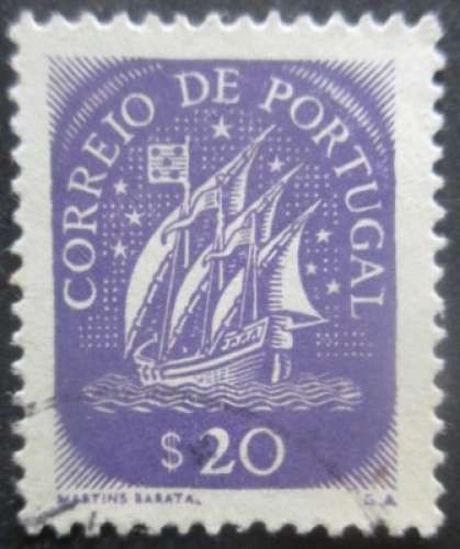 PORTUGAL N°631 Caravelle oblitéré