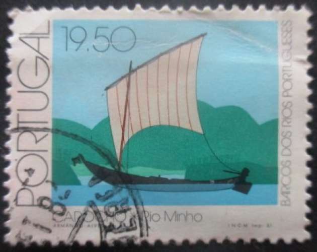 PORTUGAL N°1498 Bateau oblitéré 