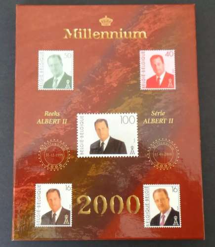 BELGIQUE COFFRET MILLENIUM ALBERT 2 COMPLET 