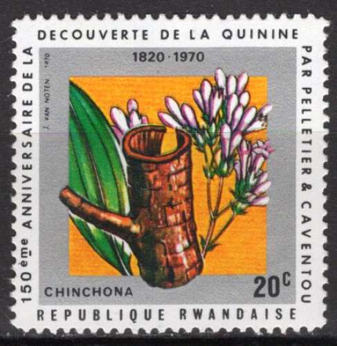 RWANDA 1970 DECOUVRIR LA QUININE NEUF**