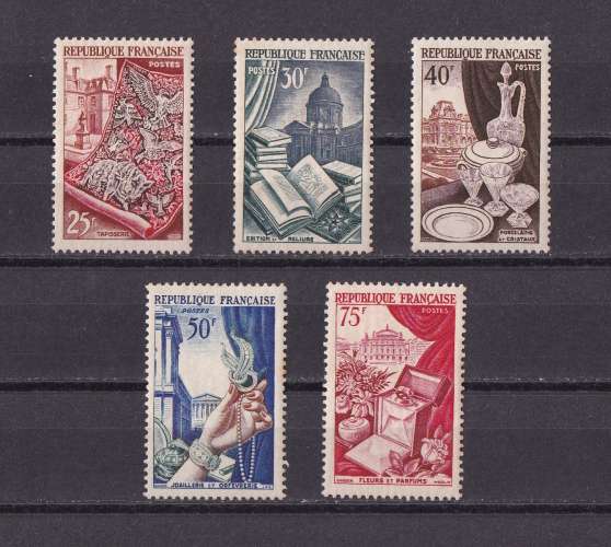 FRANCE   YT   n° 970/974    neuf **    1954