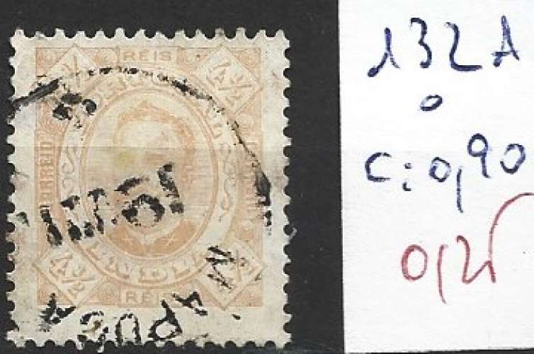 INDE PORTUGAISE 132A oblitéré côte 0.90 €  