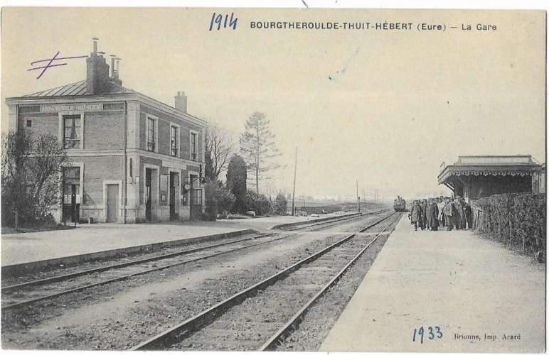 BOURGTHEROULDE-THUIT-HEBERT: la Gare - Azard imp