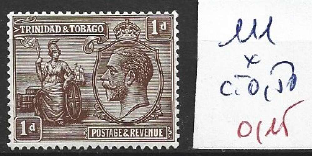 TRINITE ET TOBAGO 111 * côte 0.50 €