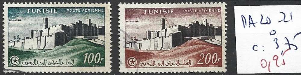 TUNISIE PA 20-21 oblitérés côte 3.75 €