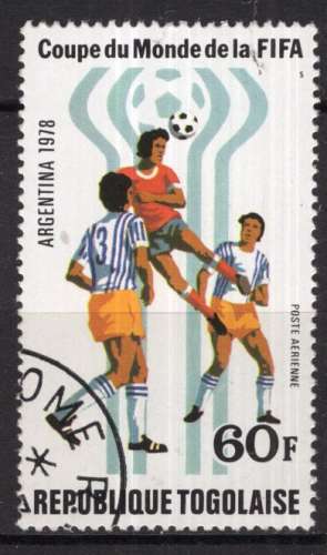 TOGO 1978 COUPE DU MONDE DE FOOTBALL EN ARGENTINE OBLITERE 