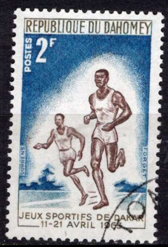 DAHOMEY 1963 JEUX SPORTIFS DE DAKAR OBLITERE