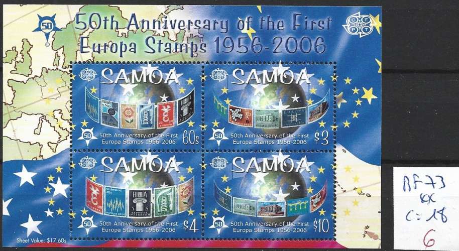 SAMOA BF 73 ** côte 18 €