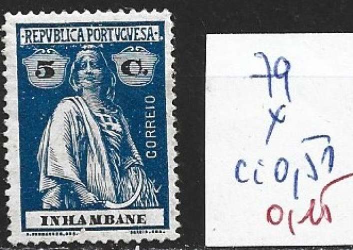 INHAMBANE 79 * côte 0.50 €