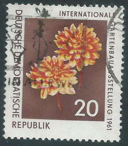 Allemagne - RDA - Y&T 0557 (o) - Fleurs -