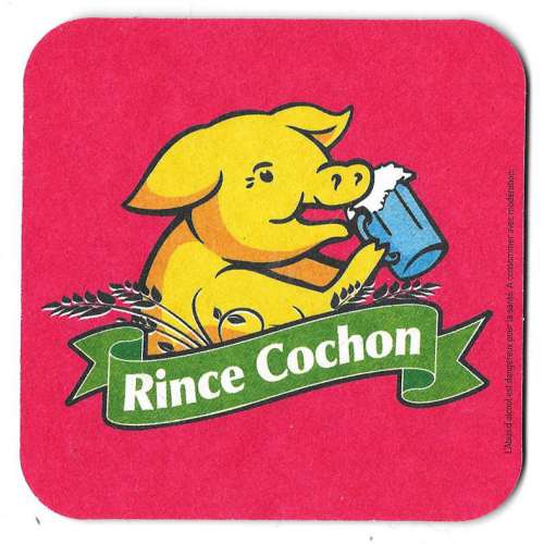 Sous Bock - Rince Cochon - bière Belge.