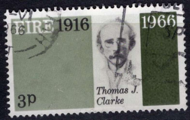 IRLANDE 1966 THOMAS JAMES CLARKE REVOLUTIONNAIRE OBLITERE