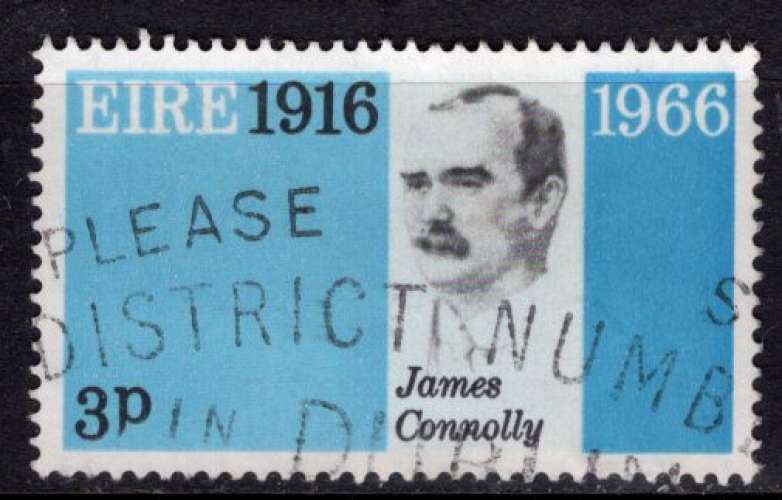 IRLANDE 1966 JAMES CONNOLLY REVOLUTIONNAIRE OBLITERE