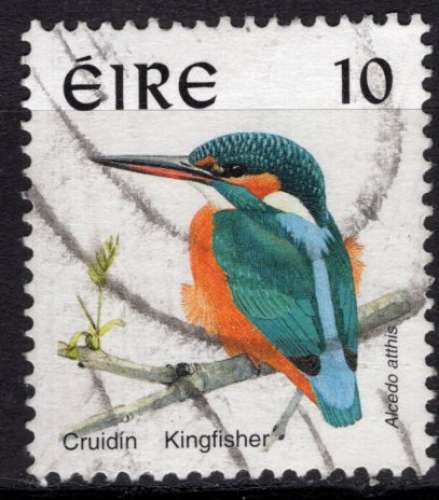 IRLANDE 2002 LES OISEAUX LE MARTIN PECHEUR OBLITERE