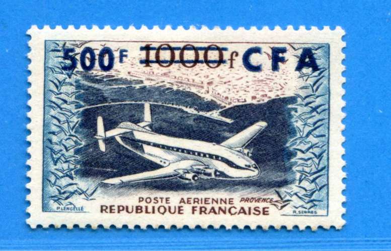 REF110 -- REUNION > PA 55 .*. Neuf .*. Dos Visible - MH .*. -- Cote 27 €