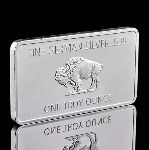 Lingot NEUF plaqué Argent - Etats-Unis One Bullion Buffalo