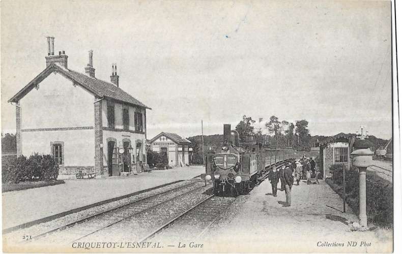 CRIQUETOT l'ESNEVAL:la Gare - 271 ND