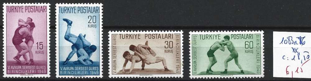 TURQUIE 1083 à 1086 ** côte 18.50 € 