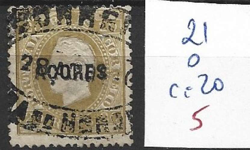 ACORES 21 oblitéré côte 20 €