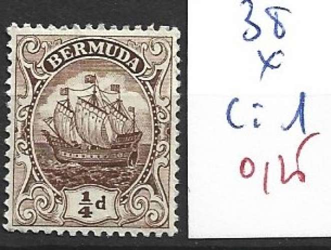 BERMUDES 38 * côte 1 € 