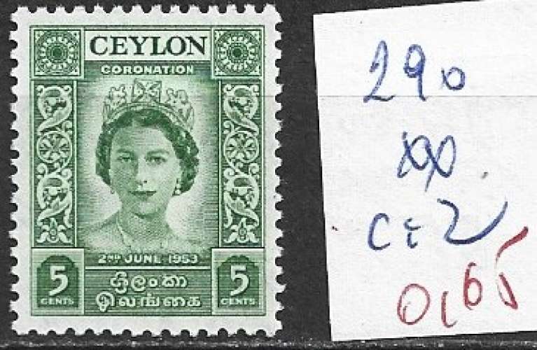 CEYLAN 290 ** côte 2 € 