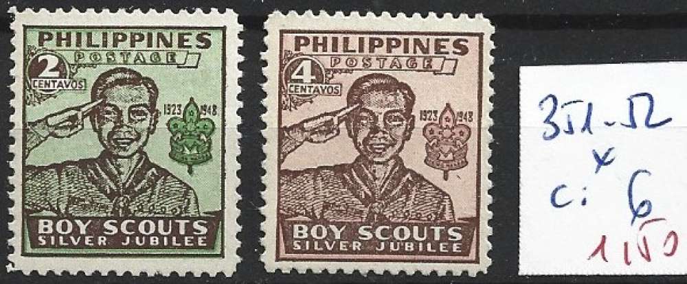 PHILIPPINES 351-352 * côte 6 €  