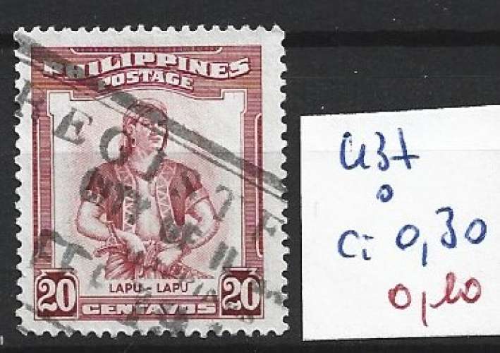 PHILIPPINES 437 oblitéré côte 0.30 €  