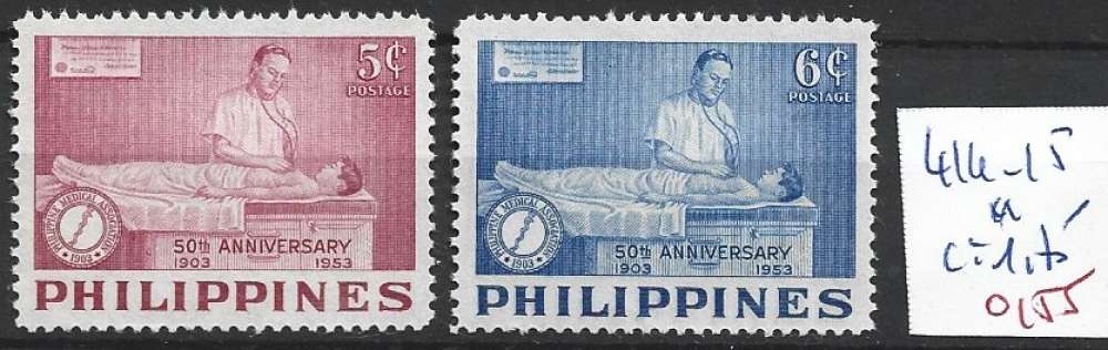 PHILIPPINES 414-415 ** ** côte 1.75 €  