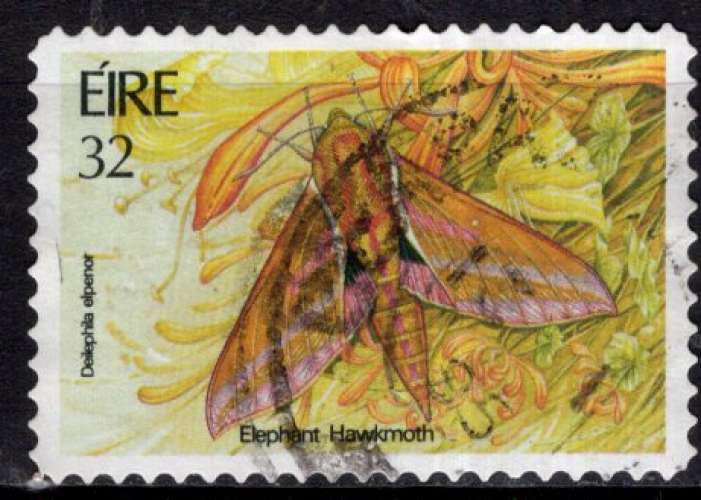 IRLANDE 1994 INSECTE  LES PAPILLONS OBLITERE