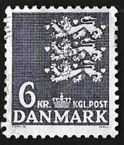 Danemark 1976 - Y&T 627 (oblitéré) - Blasons.