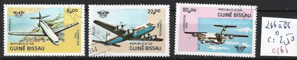 GUINEE BISSAU 266 à 268 oblitérés côte 2.50 €  