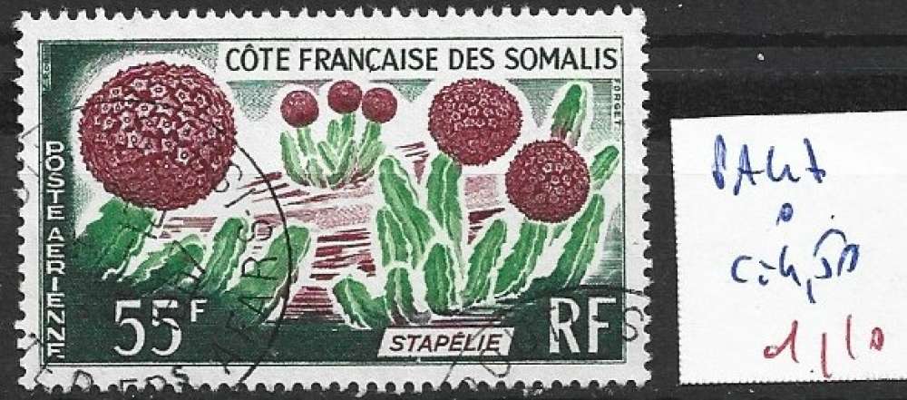 COTE DES SOMALIS PA 47 oblitéré côte 4.50 € 