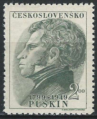 Tchécoslovaquie - 1949 - Y & T n° 508 - MNH