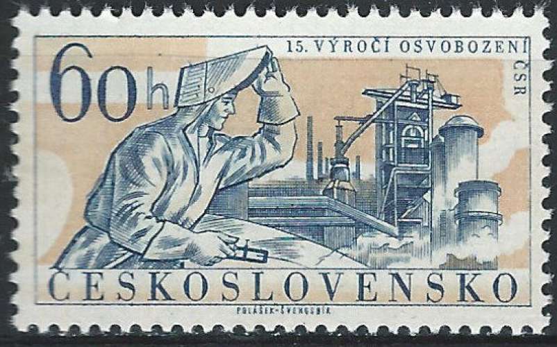 Tchécoslovaquie - 1960 - Y & T n° 1080 - MNH