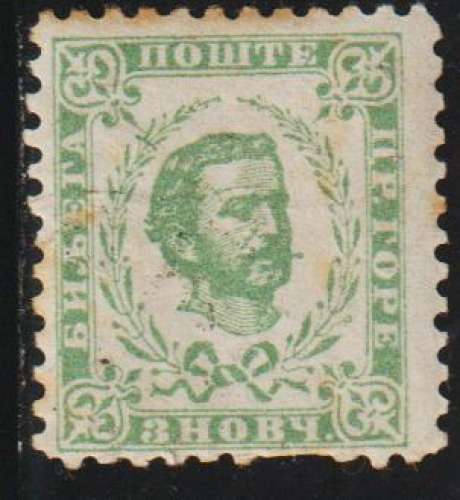 MONTENEGRO 1889 - Y&T N° 9  Dent 10 1/2