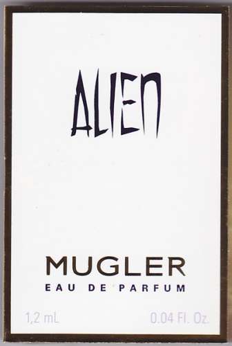 Échantillon tube sur carte - Eau de parfum Mugler Alien