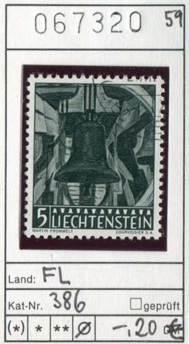 Liechtenstein 1959  - Michel 386 - oo oblit. - 