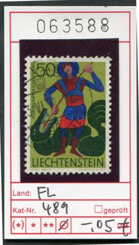 Liechtenstein 1967  - Michel 489 - oo oblit. - 