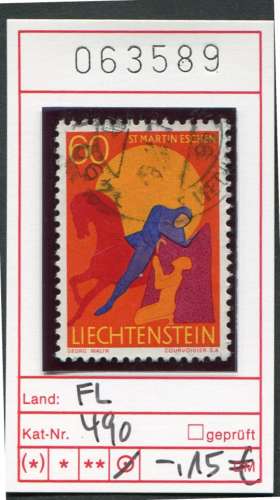 Liechtenstein 1967  - Michel 490 - oo oblit. - 