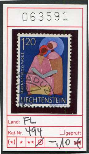 Liechtenstein 1967  - Michel 494 - oo oblit. - 