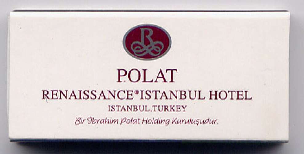 Boîte d'allumettes Turquie - Hôtel Polat Renaissance Istanbul