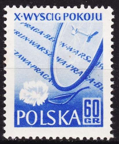 Pologne - Année 1957 - Y& T N° 900*